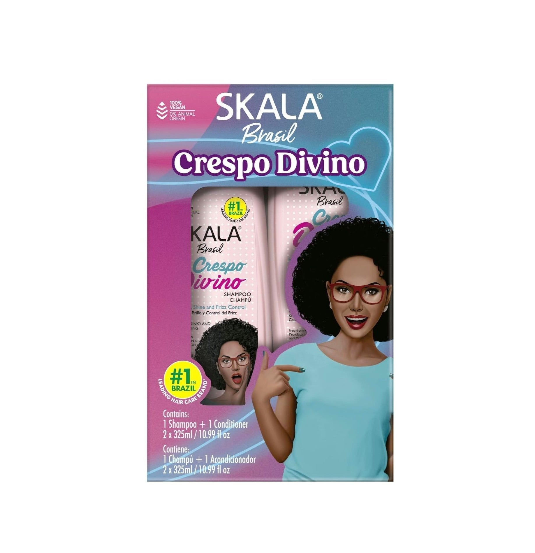 Skala Crespo Divino Shampoo & Conditioner Kit 2×325ml