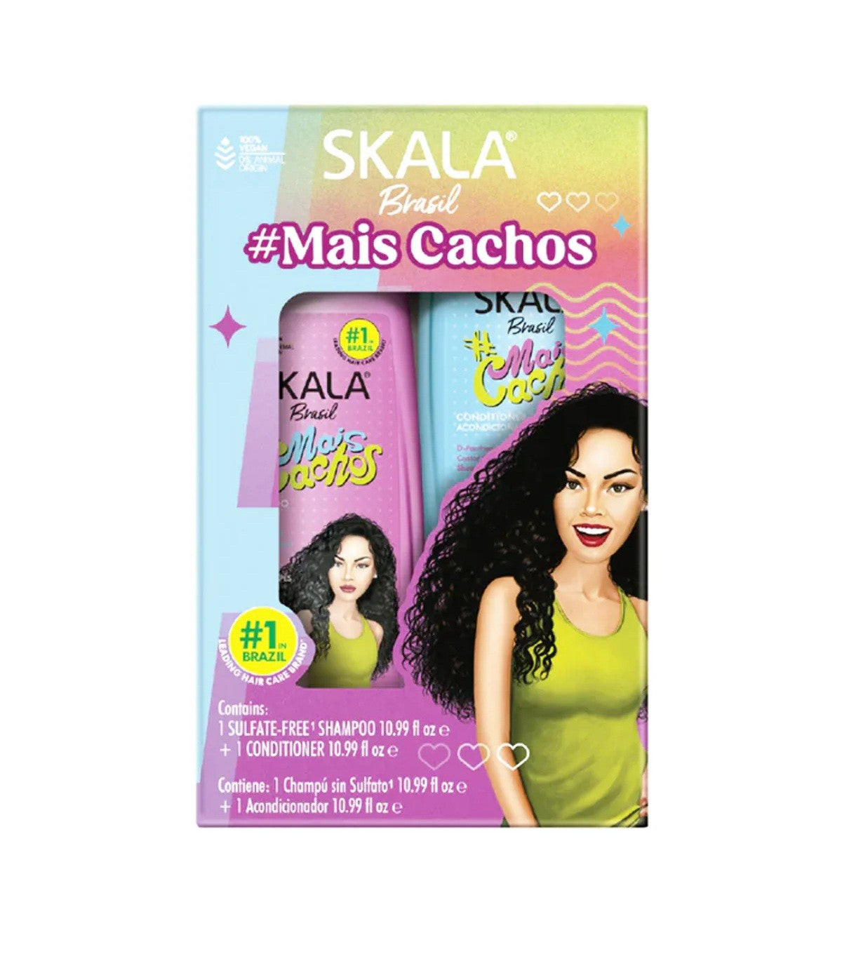 مجموعة شامبو وبلسم مايس كاشوس من سكالا | Skala #MaisCachos Shampoo & Conditioner Kit 2×325ml
