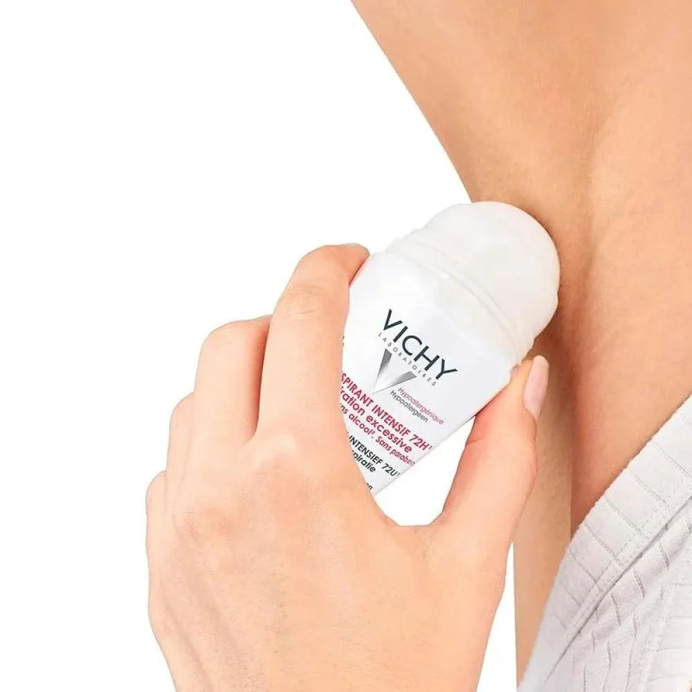 رول مضاد تعرق مفتح من فيجي | Vichy 48H Anti-Perspirant Whitening Roll-On