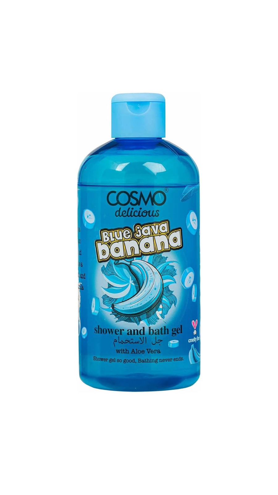 COSMO DELICIOUS COCONUT ICE CREAM SUNDAE SHOWER AND BATH GEL 500ml كوزمو غسول منظف ومرطب للجسم