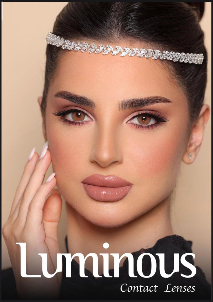 عدسات لومينوس الشهرية لاتين براون - EROS STORE