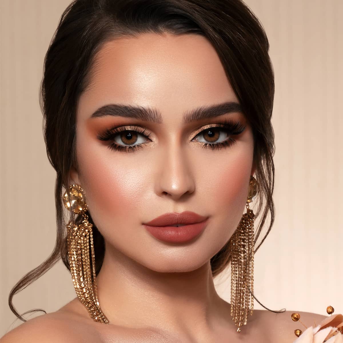 عدسات لومينوس الشهرية لاتين براون - EROS STORE