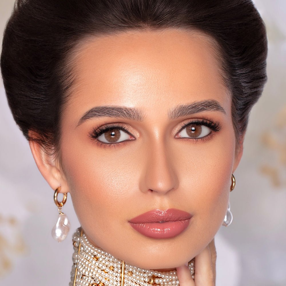 عدسات نجيرال الشهرية | Natural Monthly Contact Lenses كور براون - EROS STORE