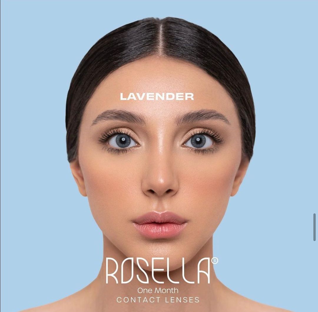 عدسات روزيلا نصف سنوية | Rosella Biannual Contact Lenses LAVENDER - EROS STORE