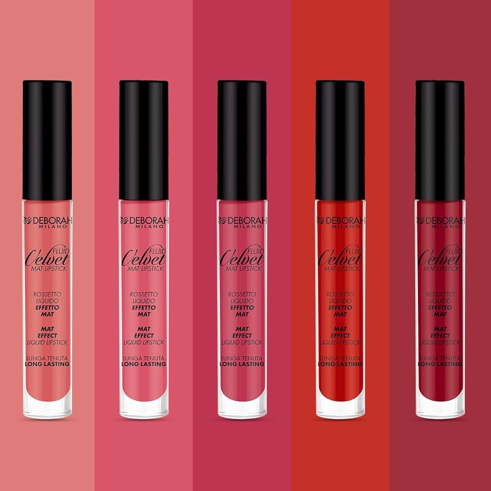 أحمر الشفاه المخملي السائل من ديبورا | Deborah Velvet Matte Liquid Lipstick 14 Dark Red - EROS STORE