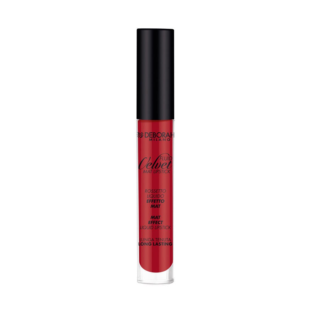 أحمر الشفاه المخملي السائل من ديبورا | Deborah Velvet Matte Liquid Lipstick Fire Red 7 - EROS STORE