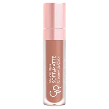 أحمر الشفاه السائل سوفت آند مات كريمي من كولدن روز | Golden Rose Soft & Matte Creamy Lipcolor 118 - EROS STORE