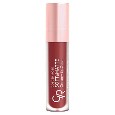 أحمر الشفاه السائل سوفت آند مات كريمي من كولدن روز | Golden Rose Soft & Matte Creamy Lipcolor 104 - EROS STORE