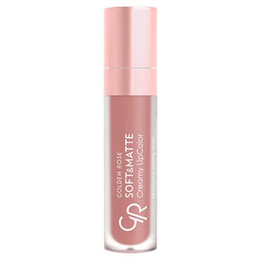 أحمر الشفاه السائل سوفت آند مات كريمي من كولدن روز | Golden Rose Soft & Matte Creamy Lipcolor 104 - EROS STORE