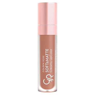 أحمر الشفاه السائل سوفت آند مات كريمي من كولدن روز | Golden Rose Soft & Matte Creamy Lipcolor 104 - EROS STORE