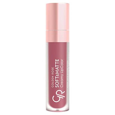 أحمر الشفاه السائل سوفت آند مات كريمي من كولدن روز | Golden Rose Soft & Matte Creamy Lipcolor 104 - EROS STORE
