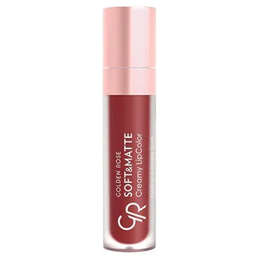 أحمر الشفاه السائل سوفت آند مات كريمي من كولدن روز | Golden Rose Soft & Matte Creamy Lipcolor 115 - EROS STORE