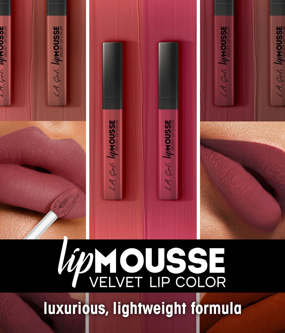 أحمر الشفاه موس المخملي من LA | LA Girl Velvet Matte Lip Mousse 782 lowkey - EROS STORE
