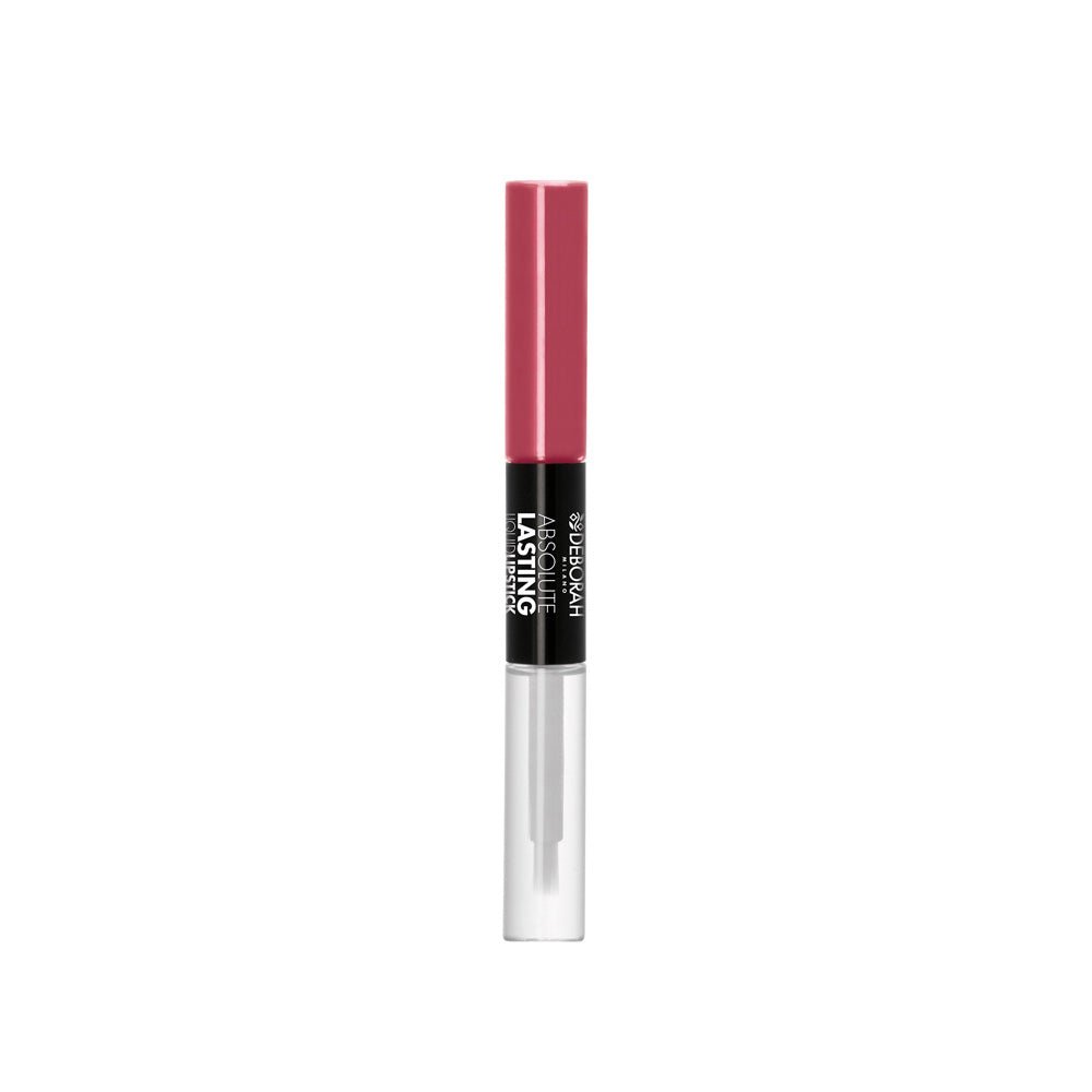 أحمر شفاه 2 في 1 (مطفي + كلوس شفاف) من ديبورا | Deborah 2 - in - 1 Matte Lipstick + Clear Gloss 17 روز - EROS STORE