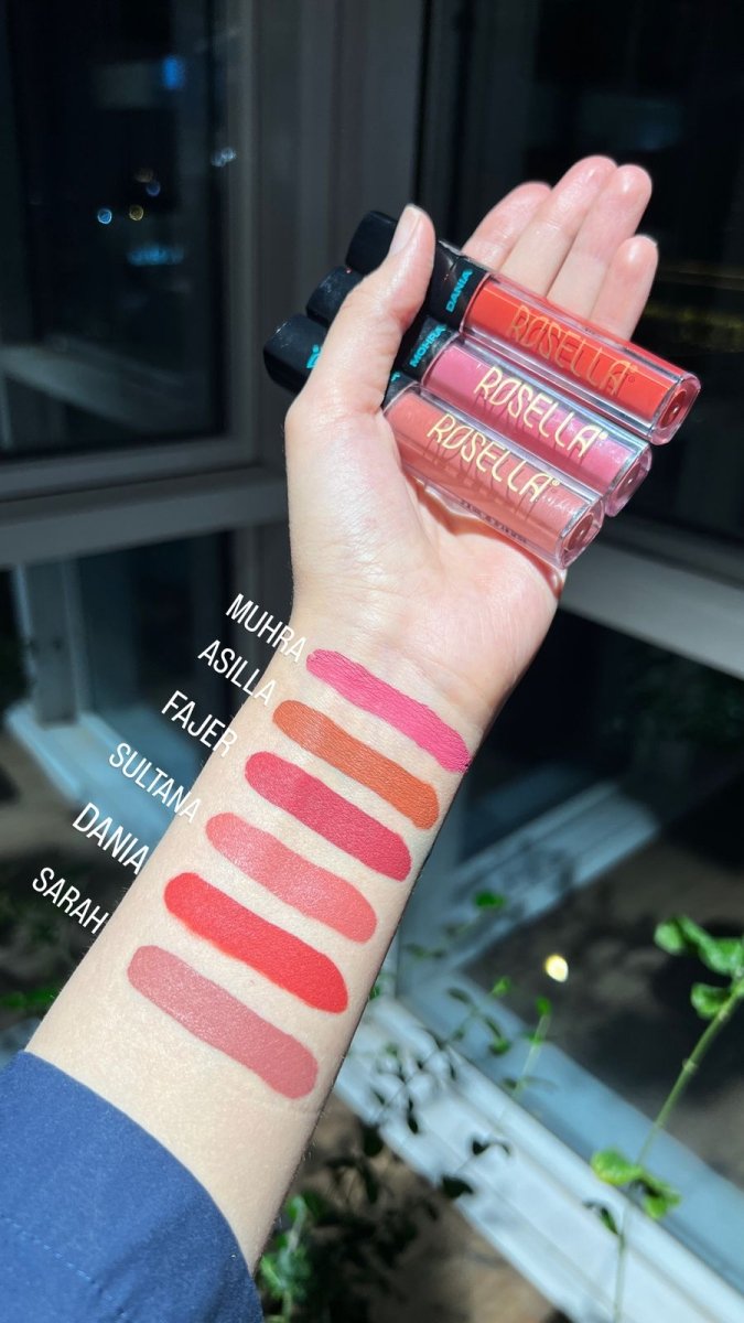 أحمر شفاه روزيلا السائلة والمطفية | Rosella Matte Liquid Lipstick MUHRA - EROS STORE