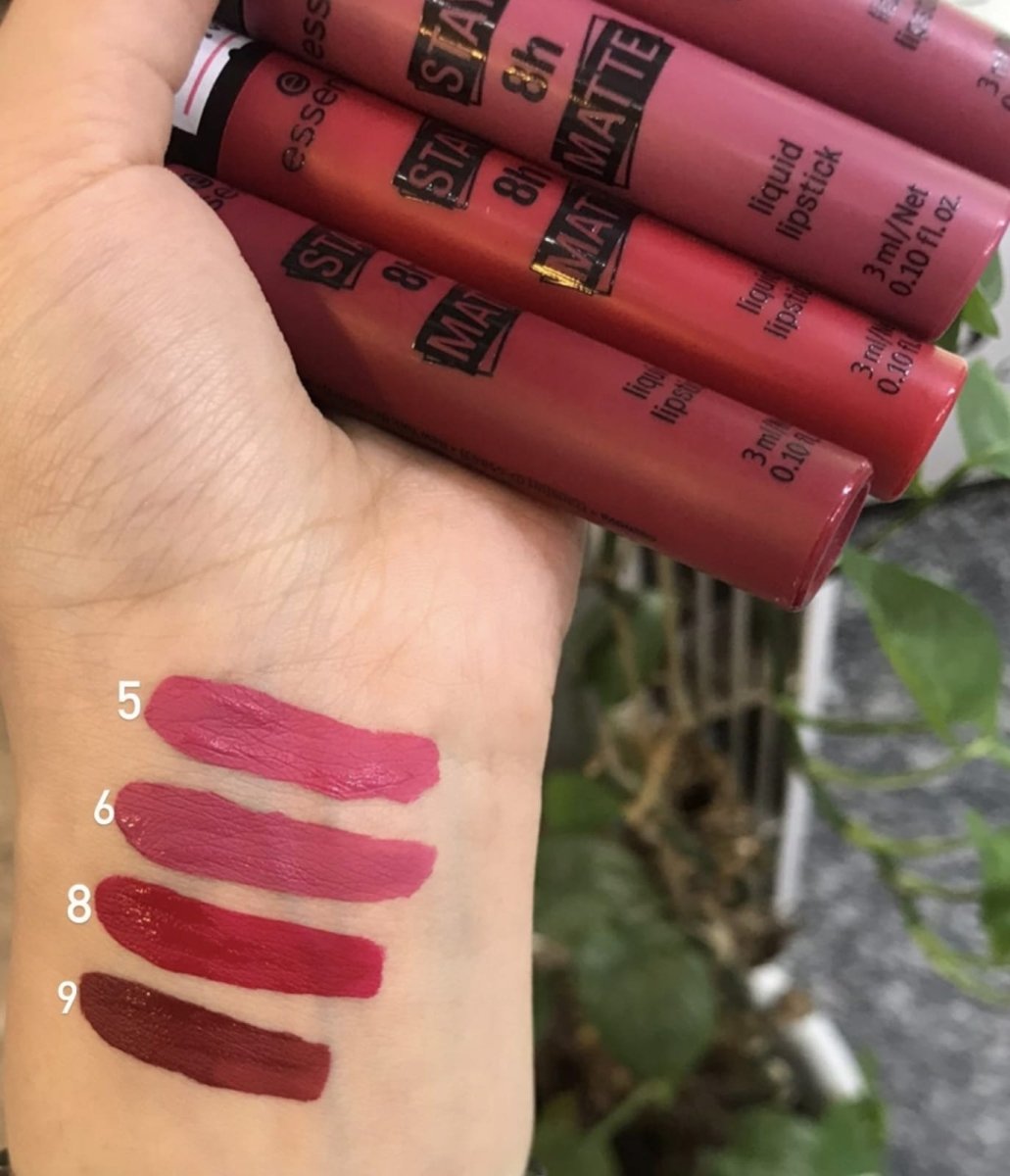 أحمر شفاه سائل غير لامع يدوم 8 ساعات من ايسنس | Essence 8H Matte Liquid Lipstick 01 - Hello Sunrise - EROS STORE