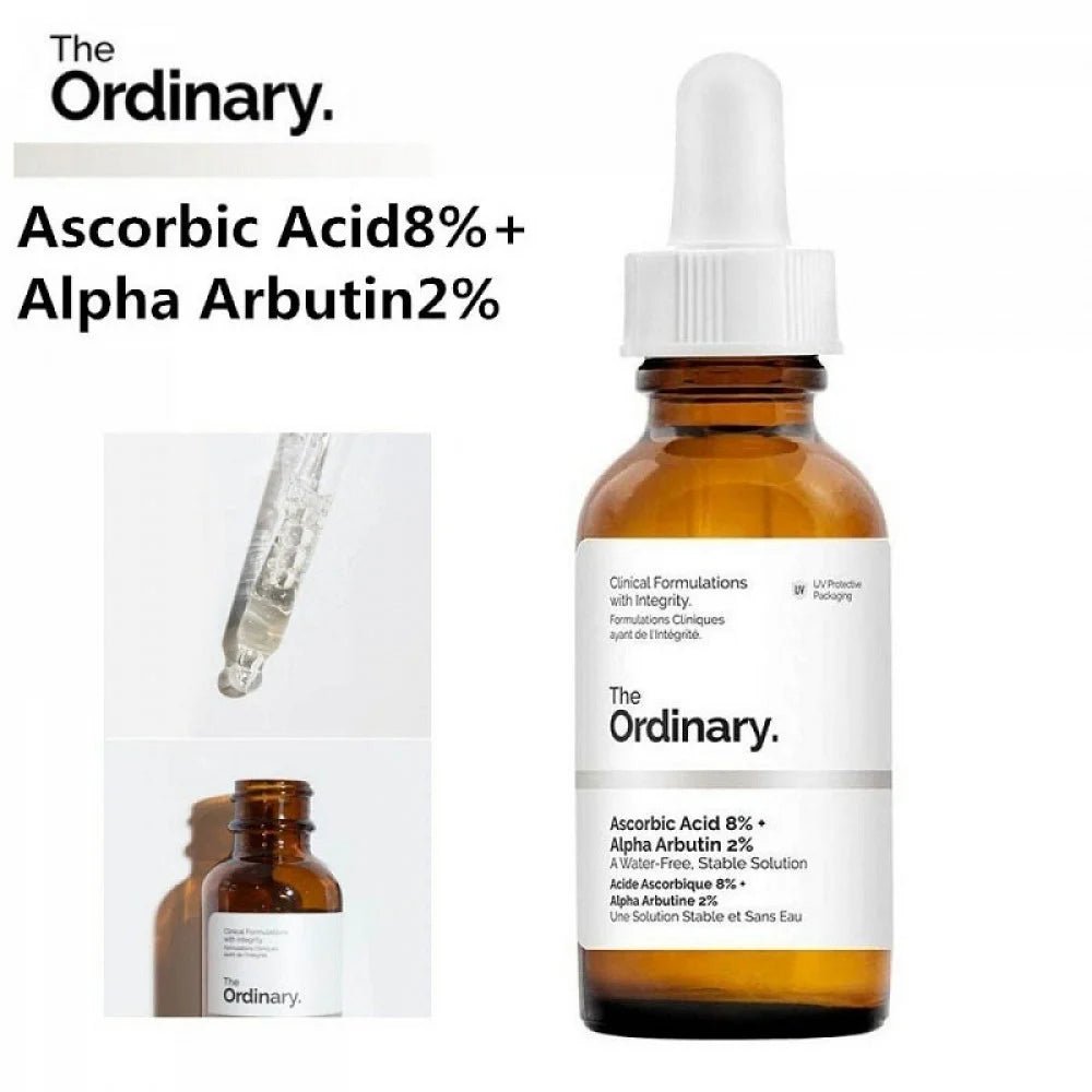 الفا اربوتين 2% مع فايتمين سي 8% من اوردنري 30 مل | Ascorbic Acid 8% + Alpha Arbutin 2% 30 مل - EROS STORE