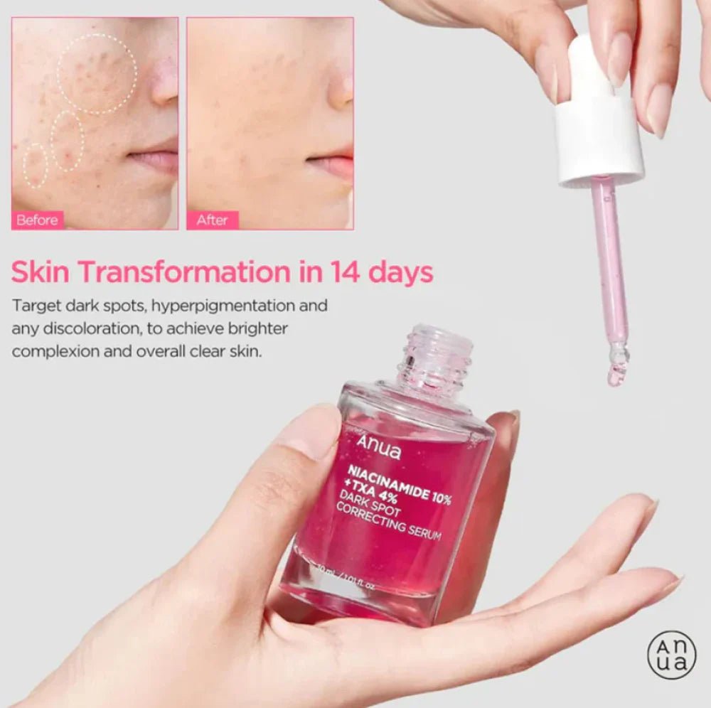 أنوا سيروم النياسيناميد 10% + حمض الترانكسميك 4% - 30 مل | Anua Niacinamide 10% + TXA 4% Serum - 30ml 30 مل - EROS STORE