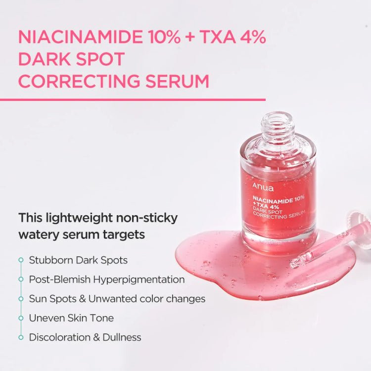 أنوا سيروم النياسيناميد 10% + حمض الترانكسميك 4% - 30 مل | Anua Niacinamide 10% + TXA 4% Serum - 30ml 30 مل - EROS STORE