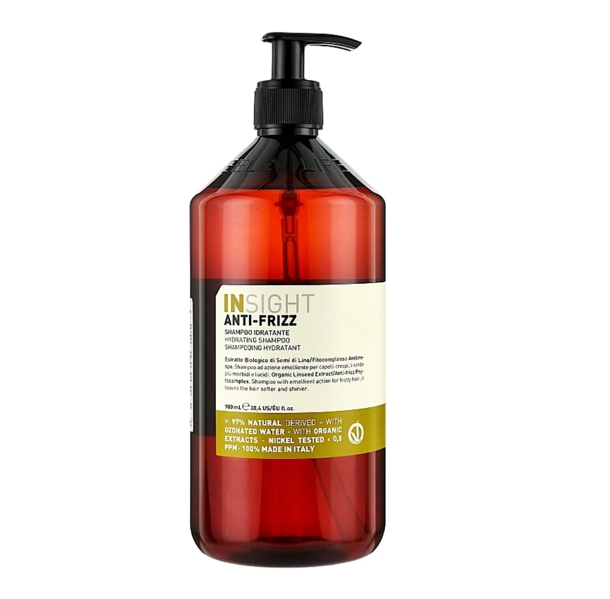 انسايت شامبو مرطب للشعر المجعد - 900مل | INSIGHT Anti - Frizz Hydrating Shampoo - 900ml 900 مل - EROS STORE