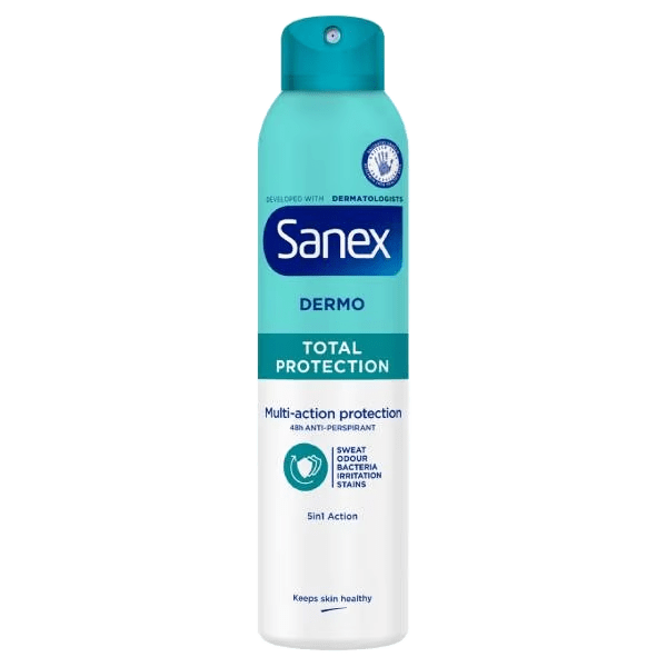 Antiperspirant Spray Dermo Total Protection 48h – 200 ml | بخاخ مزيل التعرق ديرمو تول بروتيكشن ٤٨ ساعة – ٢٠٠ مل 200 مل - EROS STORE
