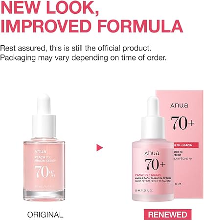 Anua PEACH 70% NIACINAMIDE SERUM سيروم بخلاصة الخوخ 70% والنياسينامايد 30 مل - EROS STORE