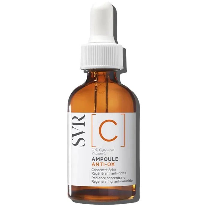 إس في آر أمبول [C] سيروم فيتامين سي بتركيز 20% - 30 مل | SVR Ampoule [C] Anti - Ox Radiance Concentrate Serum with 20% Vitamin C - 30ml 30 مل - EROS STORE