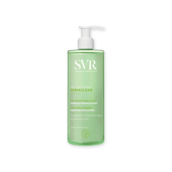 إس في آر سيبياكلير جل منظف للبشرة الدهنية والمختلطة | SVR Sebiaclear Gel Moussant 400 مل - EROS STORE