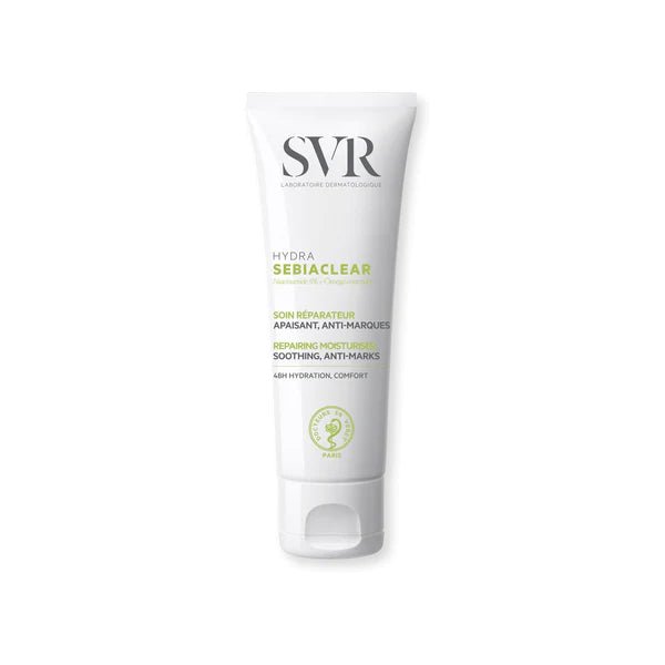 إس في آر سيبياكلير هايدرا مرطب مهدئ ومجدد للبشرة - 40 مل | SVR Sebiaclear Hydra Anti - Mark Soothing Repairing Moisturizer - 40ml 40 مل - EROS STORE