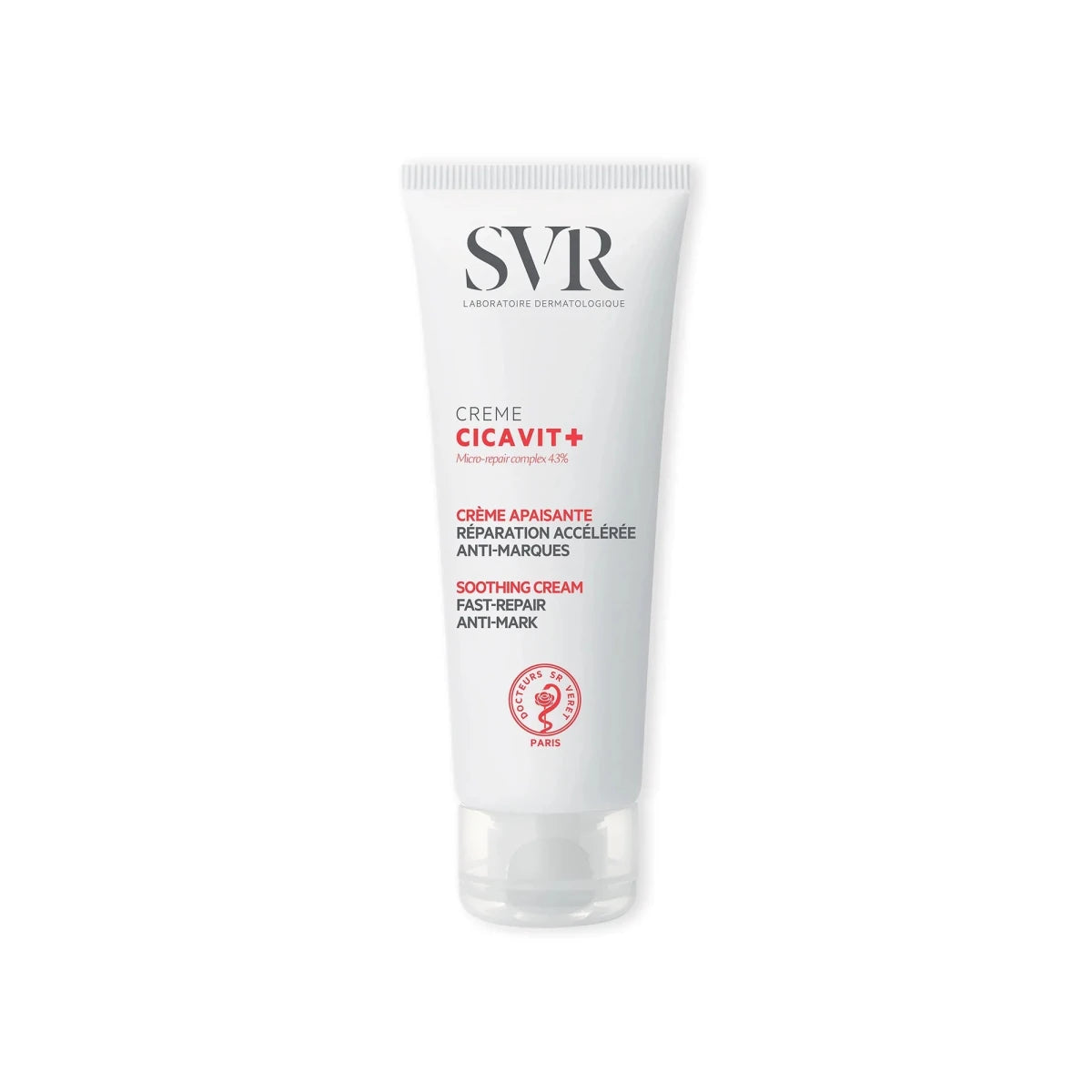 إس في آر سيكافيت+ كريم مرمم ومهدئ - 100مل | SVR Cicavit+ Soothing Repairing Cream - 100ml 100 مل - EROS STORE