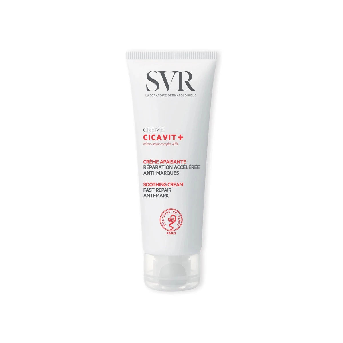 إس في آر سيكافيت+ كريم مرمم ومهدئ - 100مل | SVR Cicavit+ Soothing Repairing Cream - 100ml 100 مل - EROS STORE