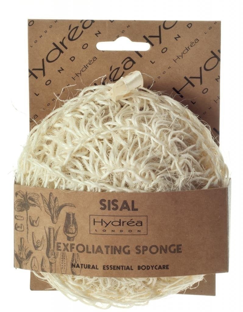 إسفنجة تقشير طبيعية من السيزال ذات ملمس متوسط/صلب من هيدريا لندن | Hydrea London Natural Sisal Exfoliating Sponge SS5 - Medium/Firm Texture - EROS STORE