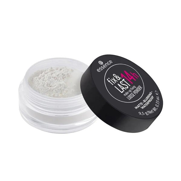 ايسنس لوس باودر لتثبيت المكياج فيكس اند لاست 14 ساعة | Essence Fix & Last 14H Loose Setting Powder - EROS STORE