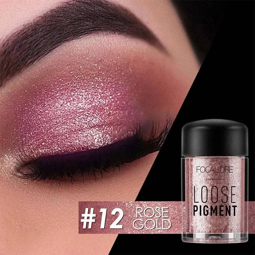 باودر كلتر للعيون من فوكالور | Focallure Powder Glitter Eyeshadow 12 - EROS STORE