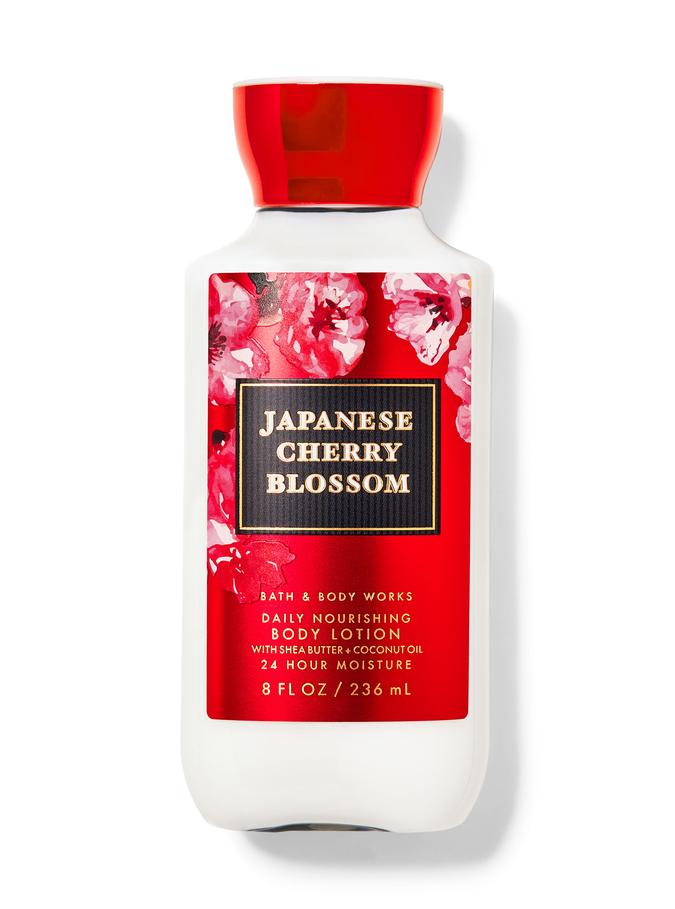 Bath & Body Works Daily Nourishing Body Lotion - 236ml | باث اند بودي وركس لوشن للجسم مغذي و مرطب - 236 مل Japanese Cherry - EROS STORE