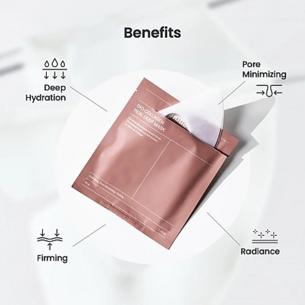 بايو دانس قناع الترطيب العميق بالكولاجين - 4 قطع | Biodance Bio - Collagen Real Deep Mask - 4pcs 4 قطع - EROS STORE