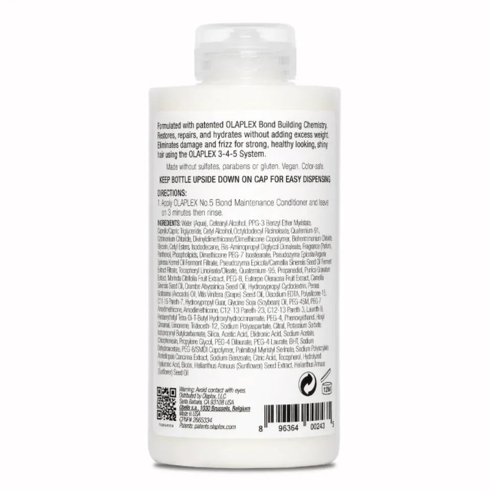 بلسم إصلاح الشعر والترطيب N°5 من أولابلكس | Olaplex Bond Maintenance Conditioner No.5 250 مل - EROS STORE