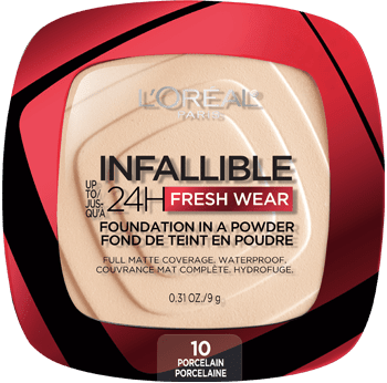 بودرة أساس فريش وير 24 ساعة من لوريال | L'Oréal Fresh Wear 24 - Hour Foundation Powder 10 - EROS STORE
