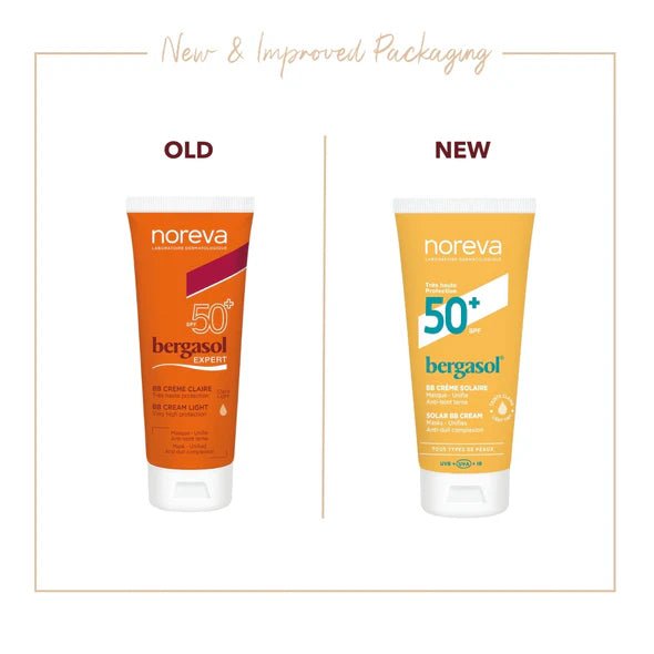 بيبي كريم واقي شمس بيركازول من نوريفا | NOREVA Bergasol BB Cream SPF50+ 40 مل - EROS STORE