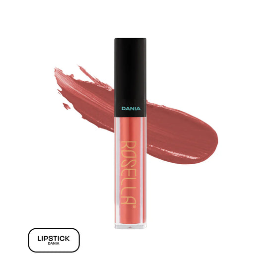 أحمر شفاه سائل ومطفي من روزيلا يدوم طويلاً
