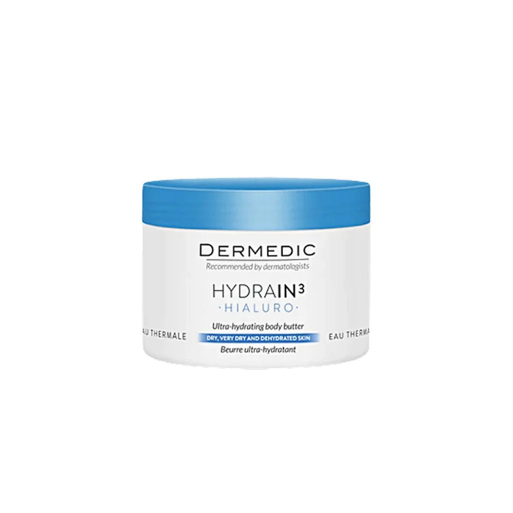 DERMEDIC Hydrain3 Ultra - hydrating body butter body oil - 225ml | ديرمديك زبدة الجسم المرطبة للجسم - 225 مل 225 مل - EROS STORE