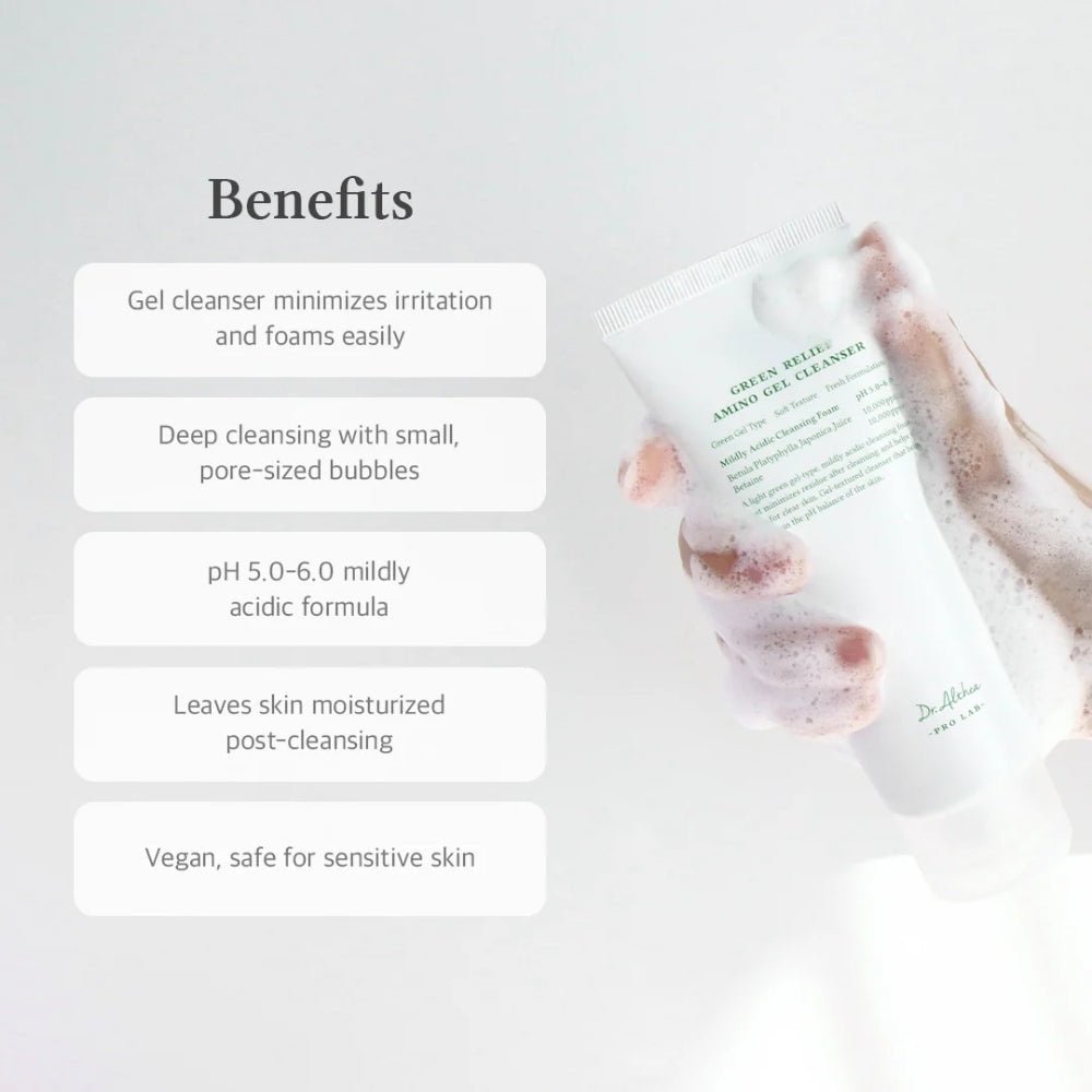 Dr. Althea Green Amino Gel Cleanser - 100ml | منظف جل الأمينو الأخضر من دكتور ألثيا - 100مل 100 مل - EROS STORE