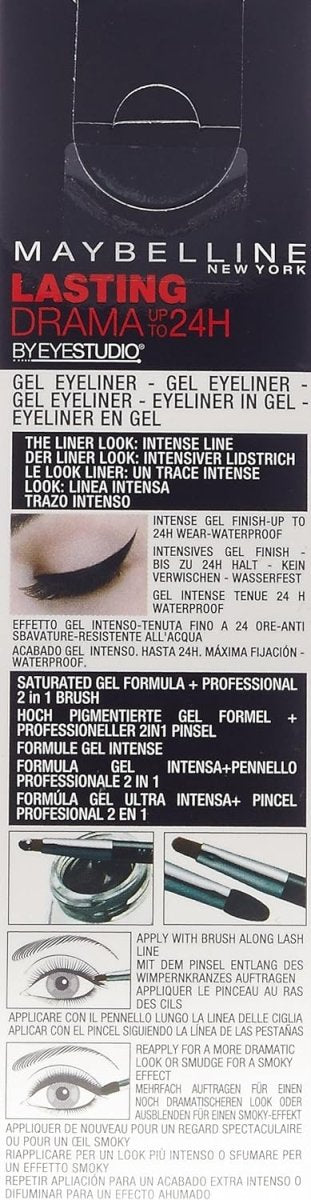 دراما جل لاينر العيون من ميبلين | Maybelline Eye Studio Lasting Drama Gel Eyeliner - EROS STORE