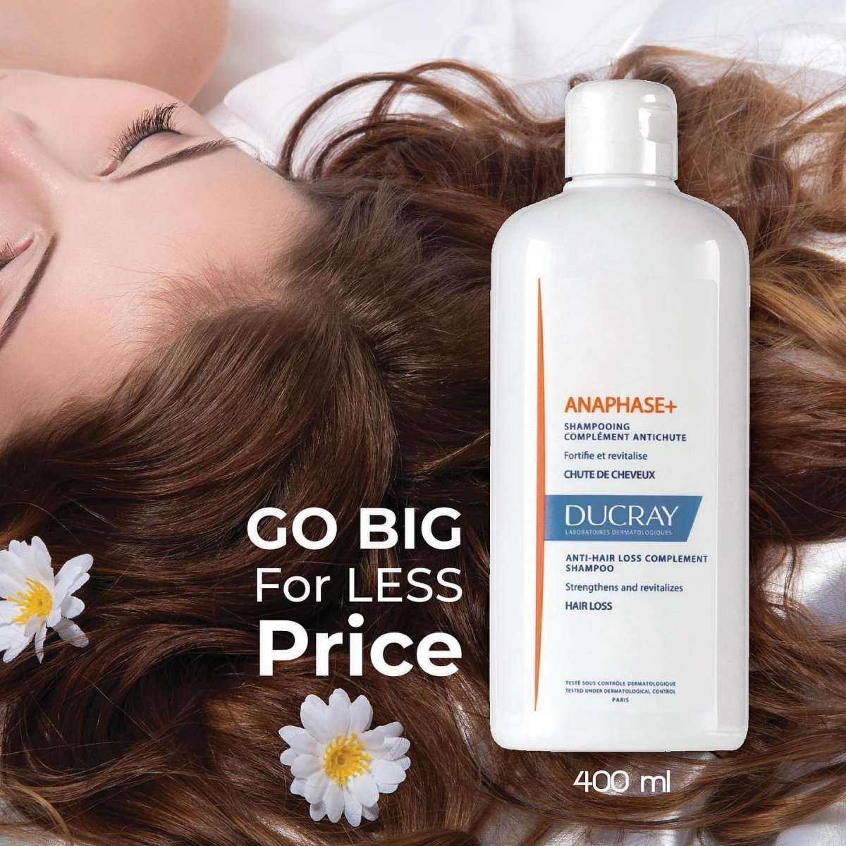 دركي أنافاز+ شامبو مكافحة تساقط الشعر 400 مل | Ducray Anaphase+ Anti‑Hair Loss Shampoo 400ML 400 مل - EROS STORE