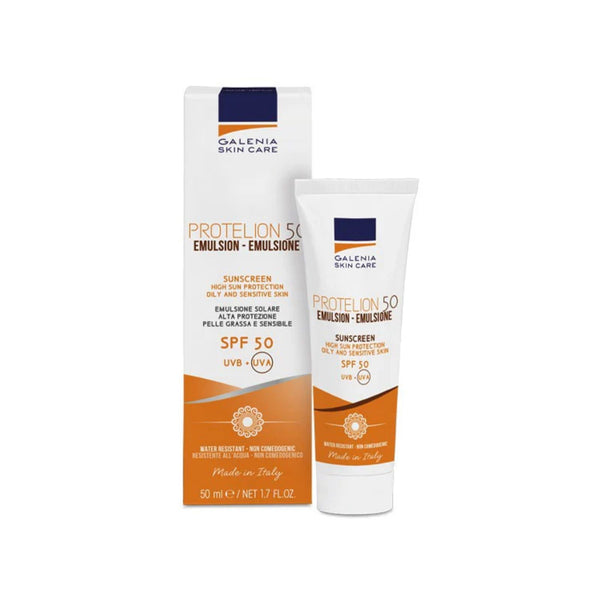 Galenia Protelion Emulsion Dermatological Sunscreen Spf 50 - 50ml | غالينيا واقي شمسي للبشرة الحساسة - 50 مل