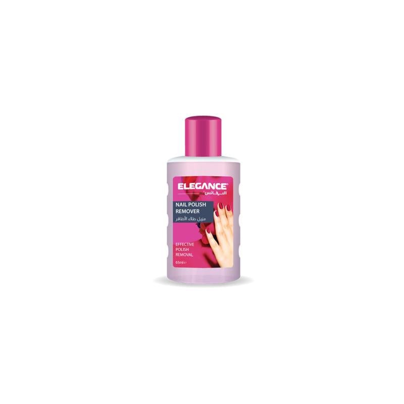Elegance Nail Polish Remover 65 ml | إيليغانس مزيل طلاء الأظافر 65 مل برتقالي - EROS STORE