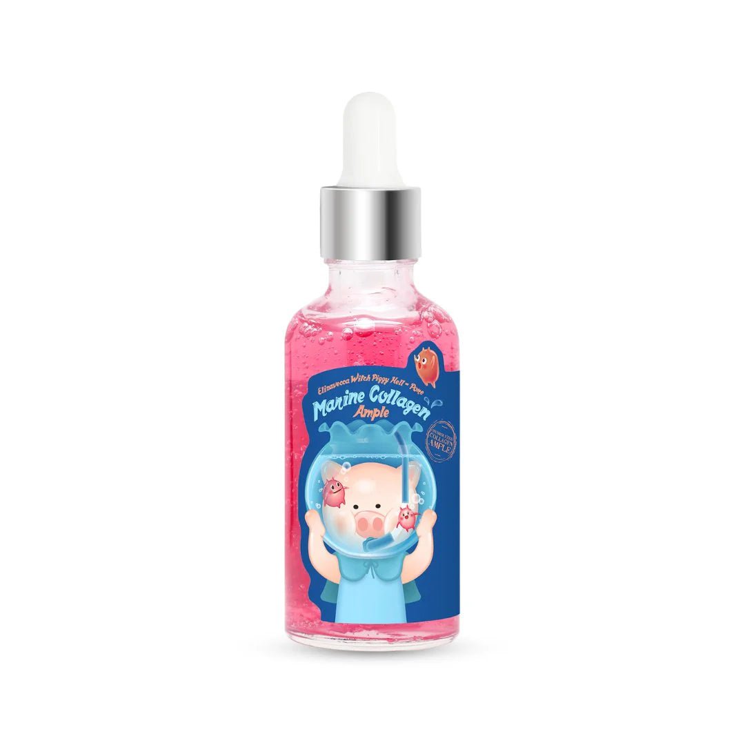 Elizavecca Witch Piggy Hell - Pore Marine Collagen Ample - 50ml | سيروم الكولاجين البحري اليزافيكا - 50 مل 50 مل - EROS STORE