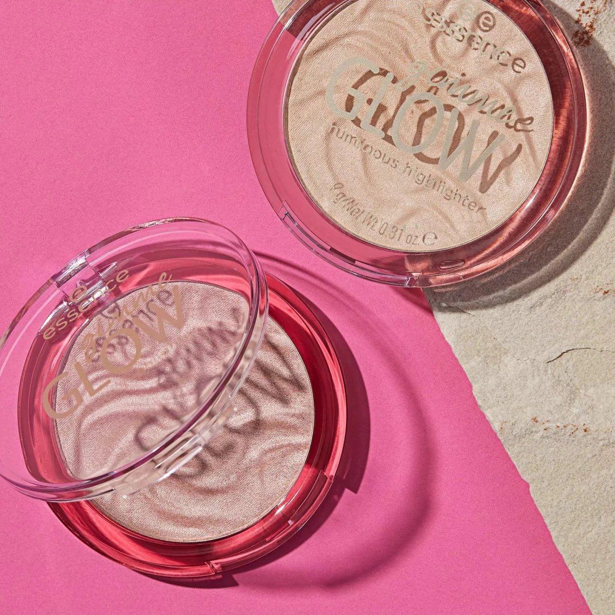 Essence Gimme Glow Luminous Highlighter | ايسنس هايلايتر 10 - Glowy Champagne - EROS STORE