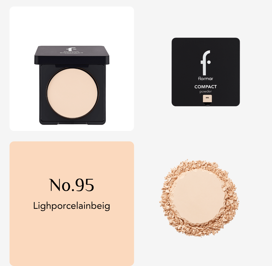 FLORMAR C.POWDER COMPACT POWDER - 11G | فلورمار سي كومباكت باودر - 11 غرام 95 - EROS STORE