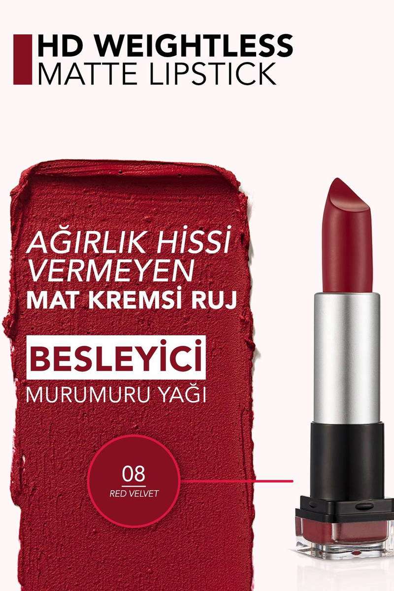 Flormar Matte Stick Lip Pencil قلم شفه ستيك مات فلورمار 08 - EROS STORE